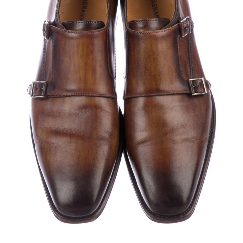 Magnanni Men’s Brown Leather Oxford Shoes